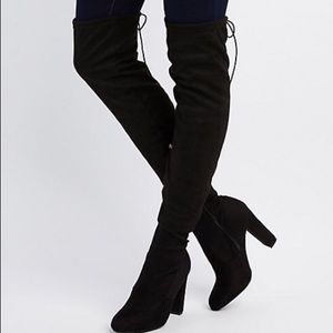 Over The Knee Drawstring Boots